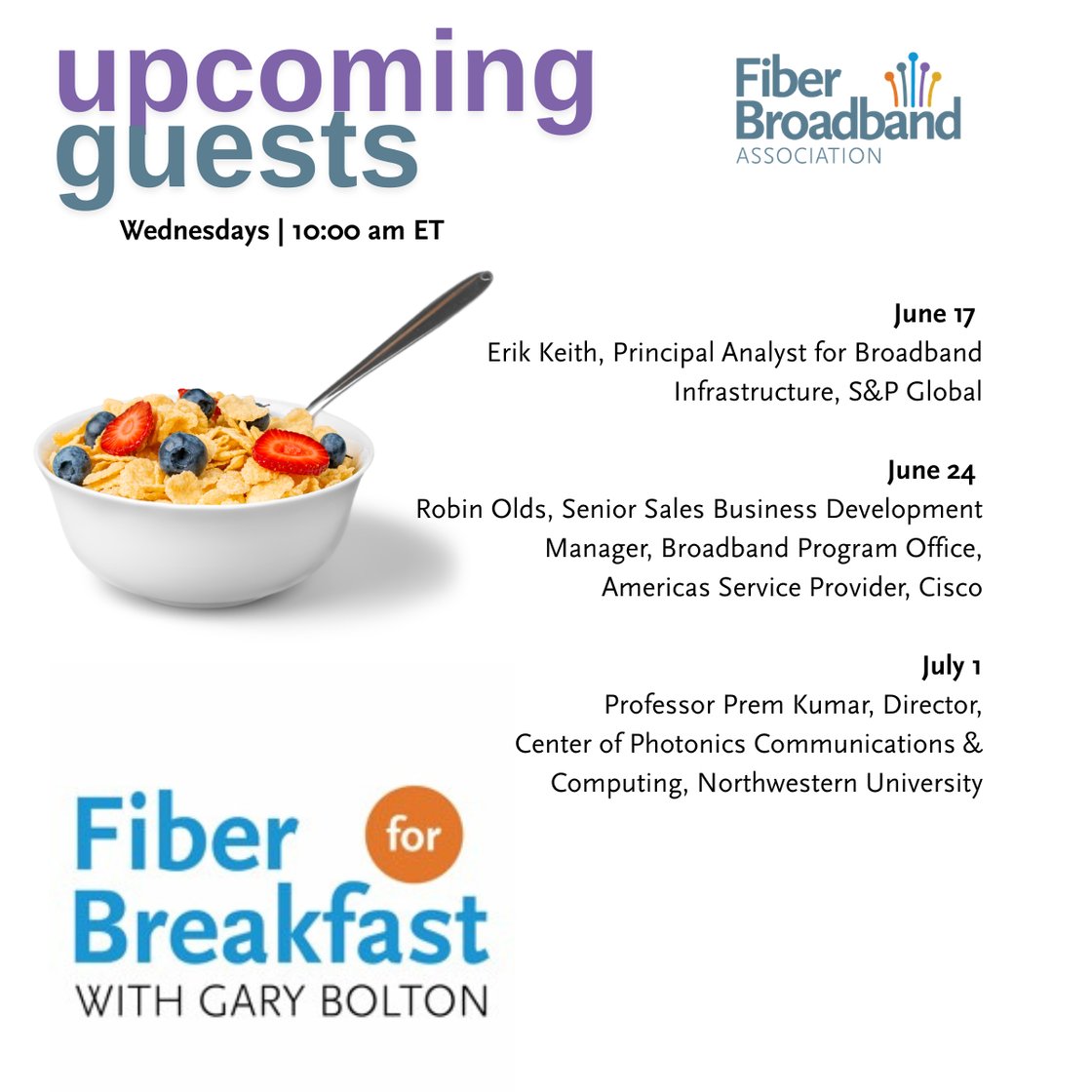 Upcoming FFB Guests 611 v2